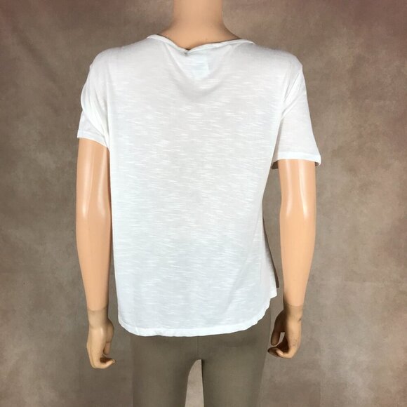 AMERICAN RAG CIE White Knit Tie Front Top NWOT SMALL - Picture 8 of 8